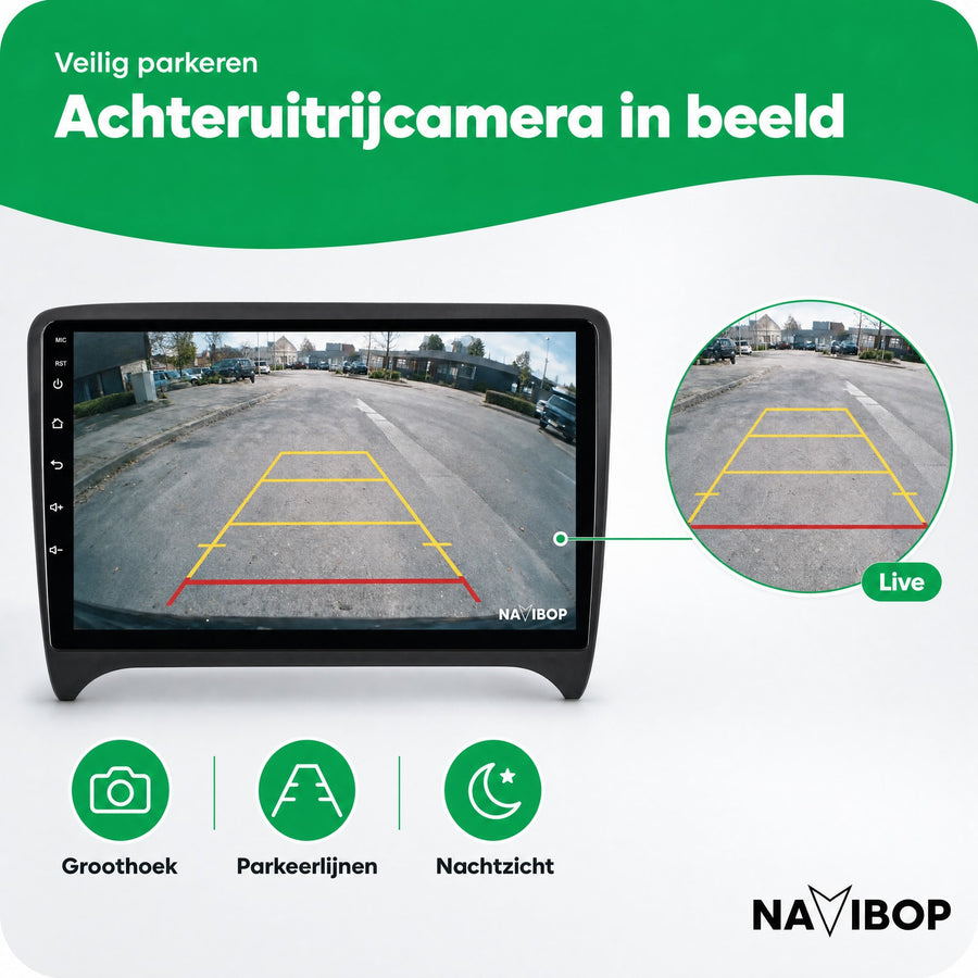 Audi Tt | Autoradio | CarPlay & Android Auto | Android 15.0 | 2007 t/m 2014