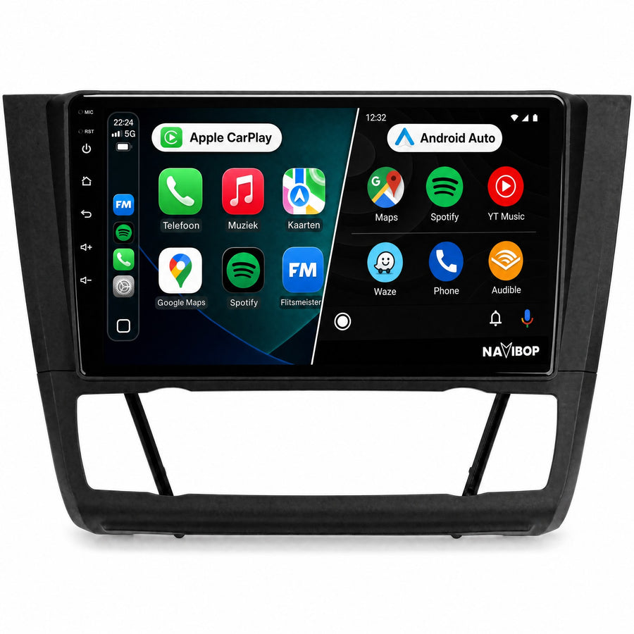 BMW 1-SERIE Versie 2 | Autoradio | CarPlay & Android Auto | Android 15.0 | 2005 t/m 2013