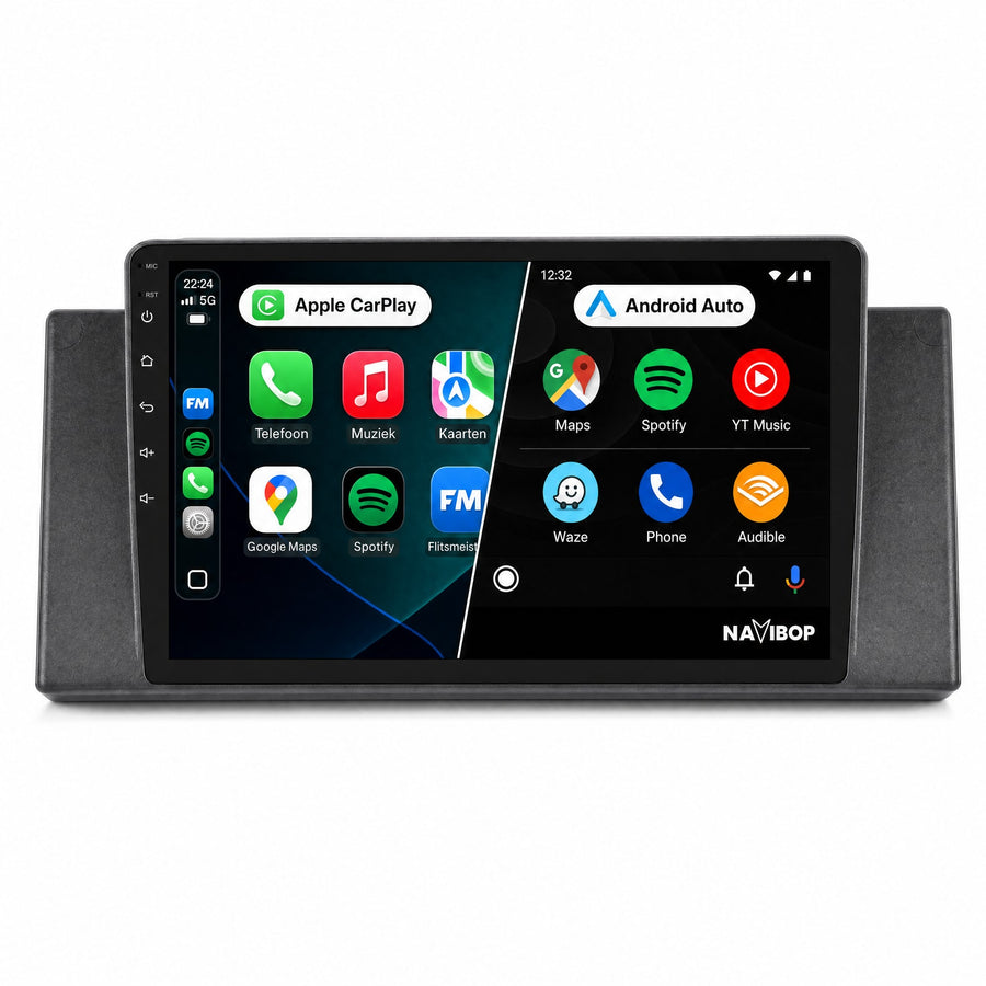 BMW X5 5-SERIE | Autoradio | CarPlay & Android Auto | Android 15.0 | 1995 t/m 2006