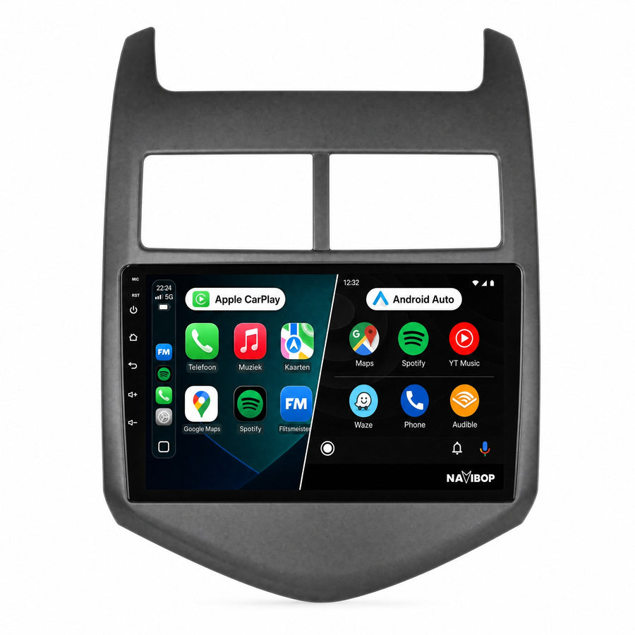 Chevrolet Aveo | Autoradio | CarPlay & Android Auto | Android 15.0 | 2011 t/m 2015