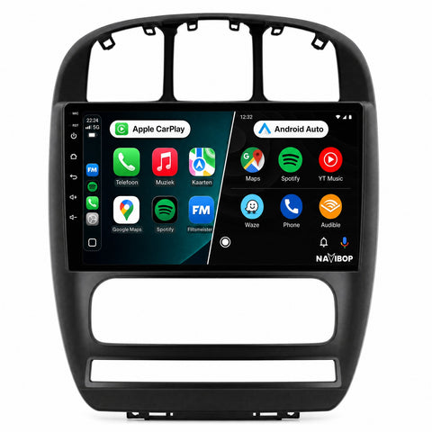 Chrysler Voyage | Autoradio | CarPlay & Android Auto | Android 15.0 | 2000 t/m 2007