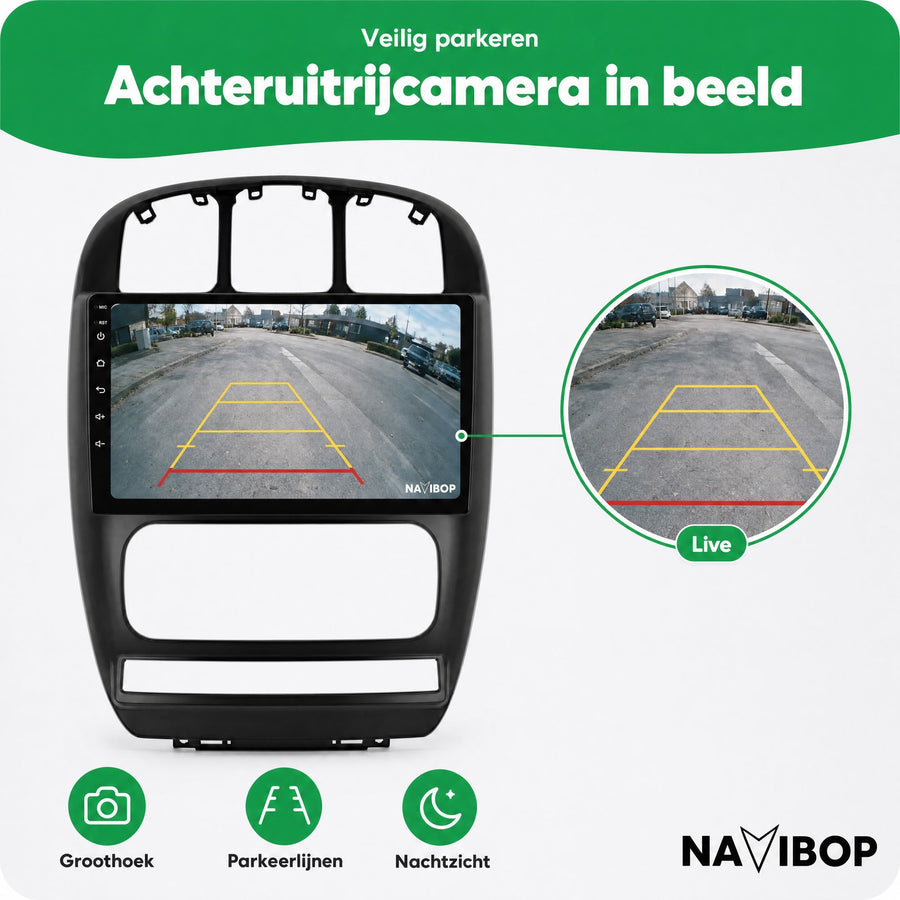 Chrysler Voyage | Autoradio | CarPlay & Android Auto | Android 15.0 | 2000 t/m 2007