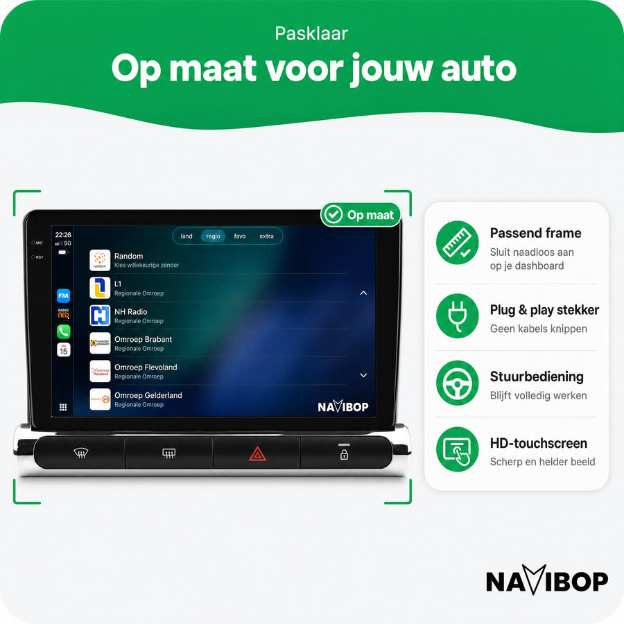 Citroën C3 + 2016 | Autoradio | CarPlay & Android Auto | Android 15.0