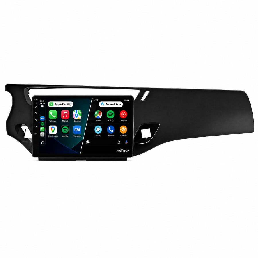Citroën C3, DS3 Zwart | Autoradio | CarPlay & Android Auto | Android 15.0 | 2010 t/m 2016