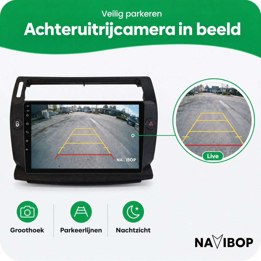 Citroën C4 | Autoradio | CarPlay & Android Auto | Android 15.0 | 2004 t/m 2013