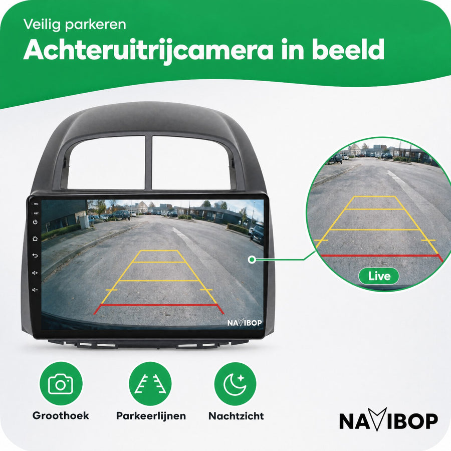 Daihatsu Sirion | Autoradio | CarPlay & Android Auto | Android 15.0