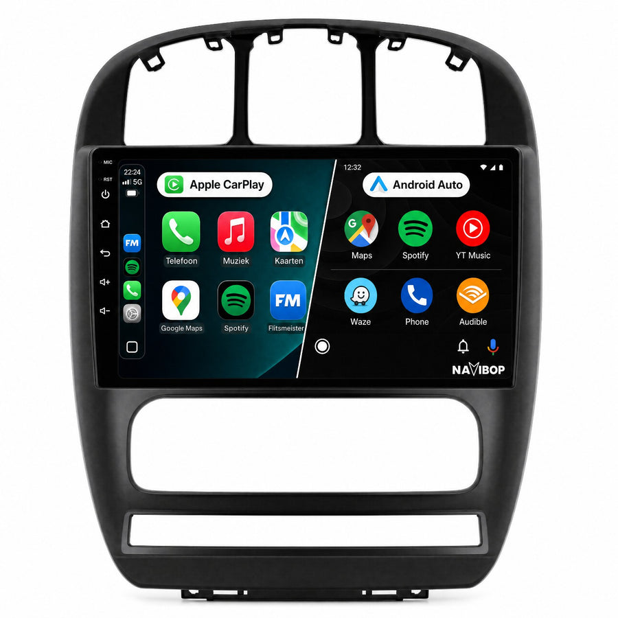 Dodge Caravan | Autoradio | CarPlay & Android Auto | Android 15.0 | 2000 t/m 2012