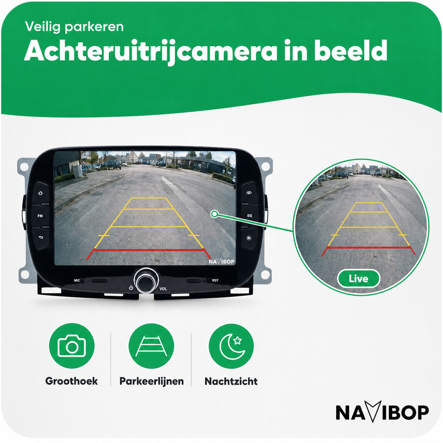 Fiat 500X | Autoradio | CarPlay & Android Auto | Android 15.0