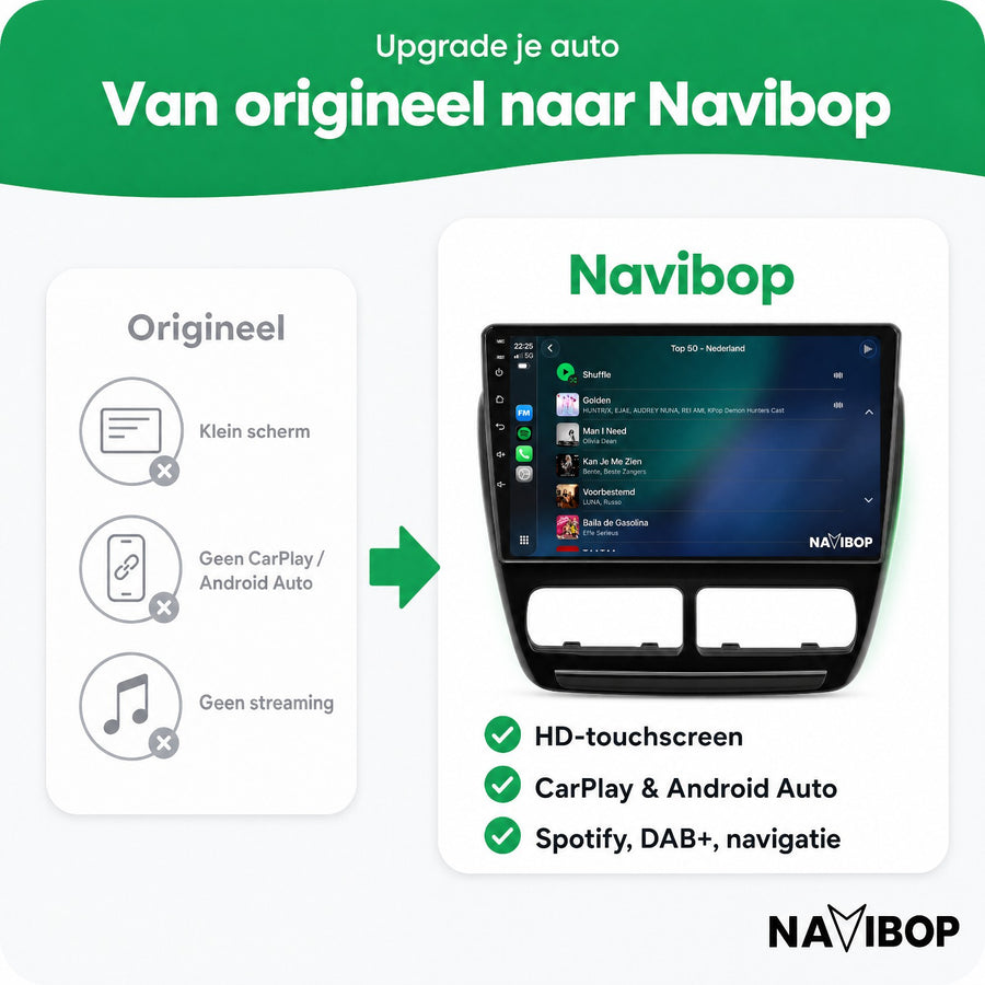 Fiat Doblo | Autoradio | CarPlay & Android Auto | Android 15.0