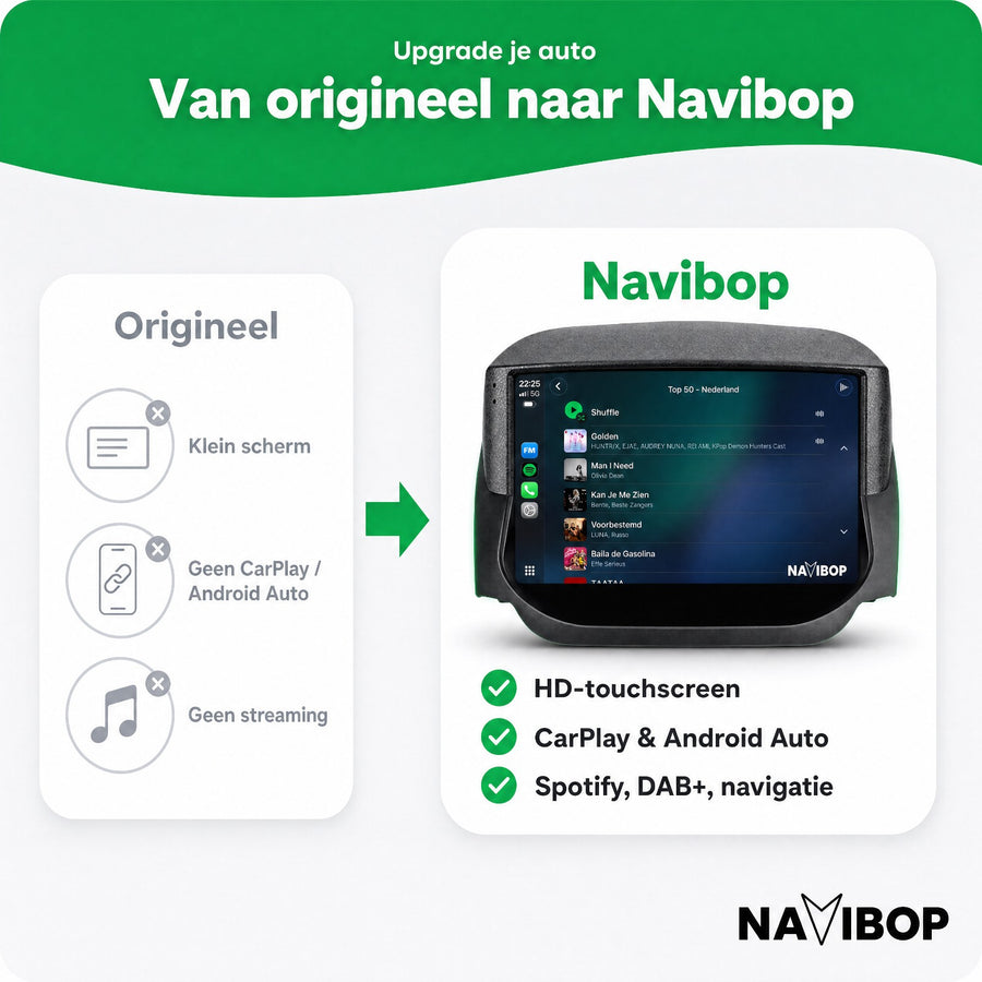 Ford Ecosport | Autoradio | CarPlay & Android Auto | Android 15.0 | 2014 t/m 2017