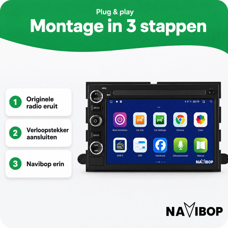 Ford F150 | Autoradio | CarPlay & Android Auto | Android 15.0 | 2003 t/m 2007