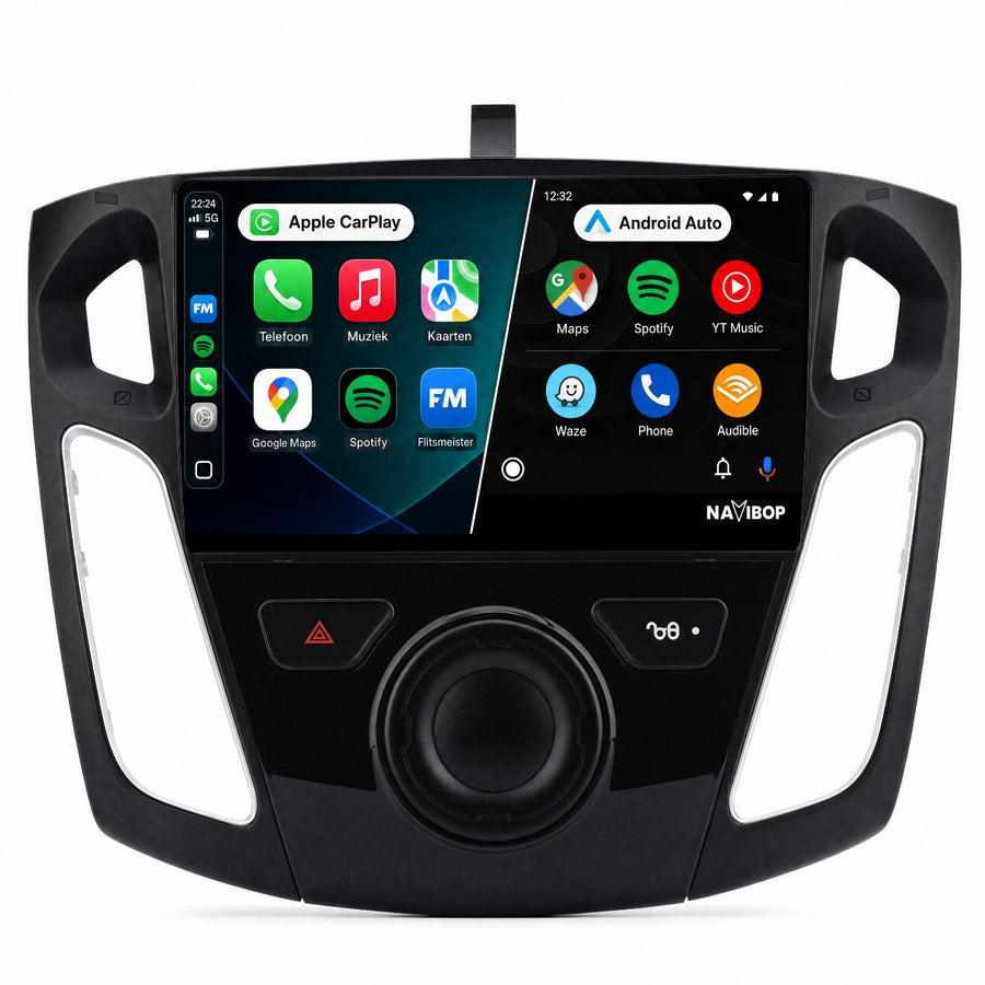 Ford Focus | Autoradio | CarPlay & Android Auto | Android 15.0 | 2011 t/m 2015