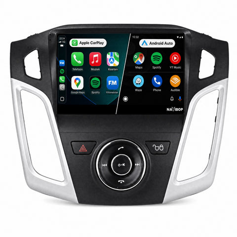 Ford Focus | Autoradio | CarPlay & Android Auto | Android 15.0 | 2012 t/m 2020