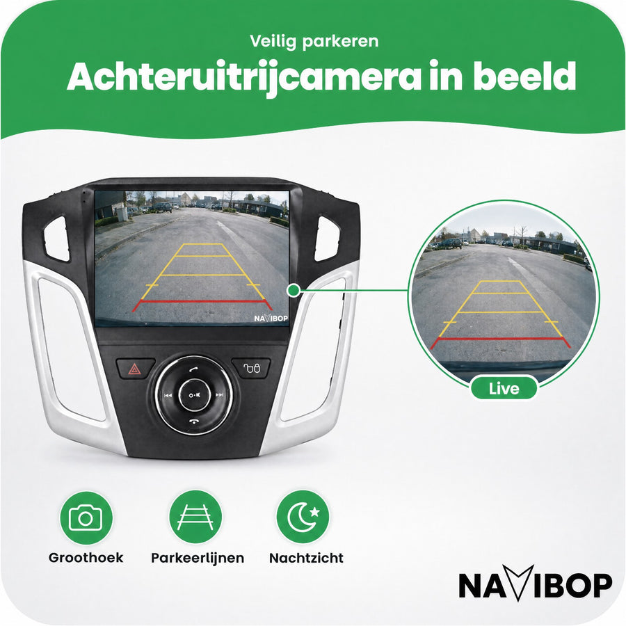 Ford Focus | Autoradio | CarPlay & Android Auto | Android 15.0 | 2012 t/m 2020