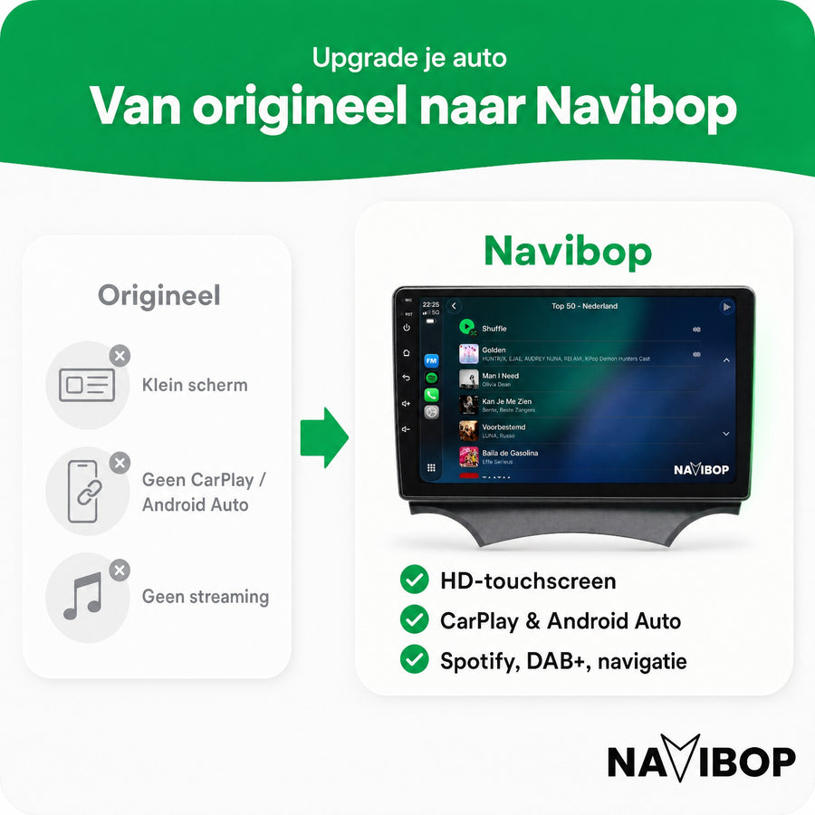 Ford Ka | Autoradio | CarPlay & Android Auto | Android 15.0 | 2000 t/m 2020