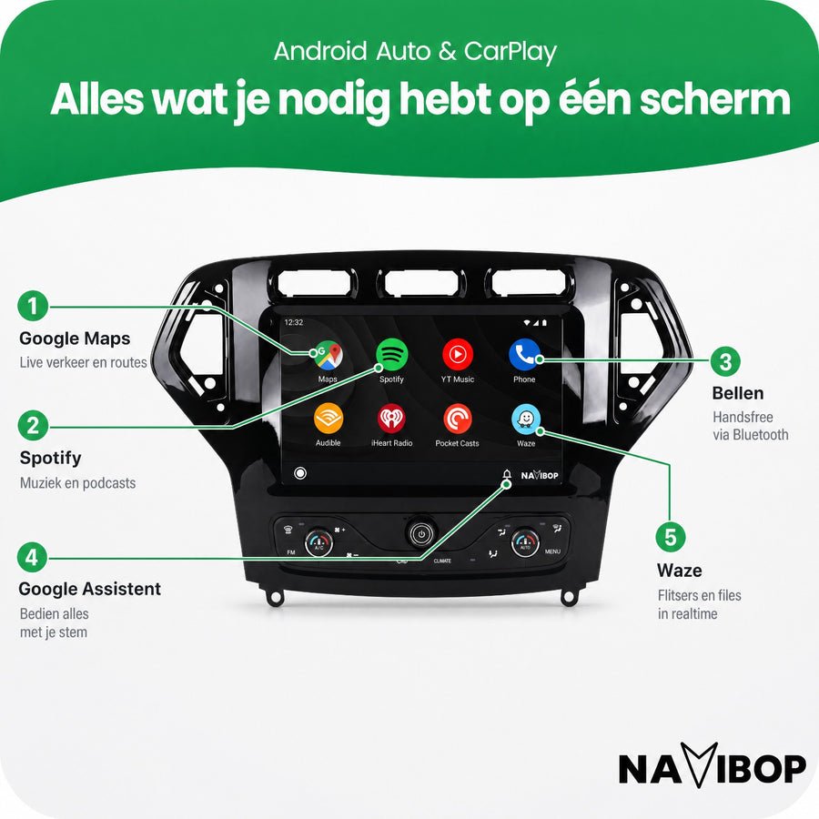 Ford Mondeo Frme | Autoradio | CarPlay & Android Auto | Android 15.0