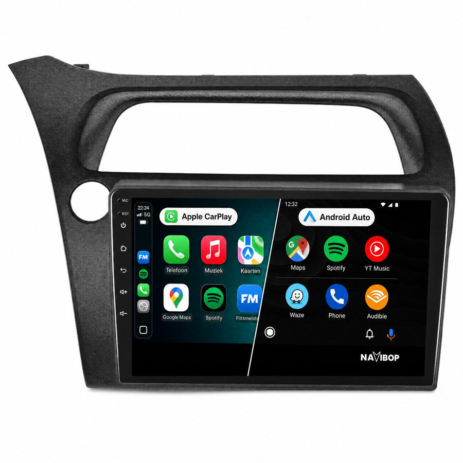 Honda Civic | Autoradio | CarPlay & Android Auto | Android 15.0 | 2004 t/m 2011