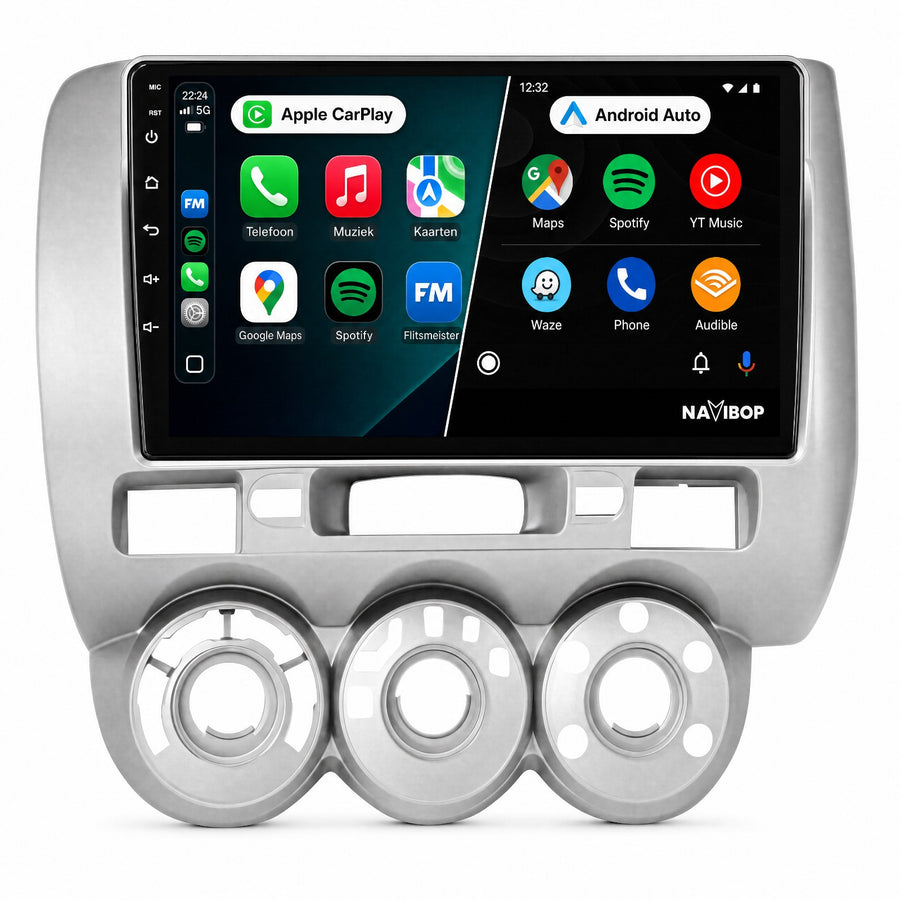 Honda Jazz | Autoradio | CarPlay & Android Auto | Android 15.0 | 2002 t/m 2008