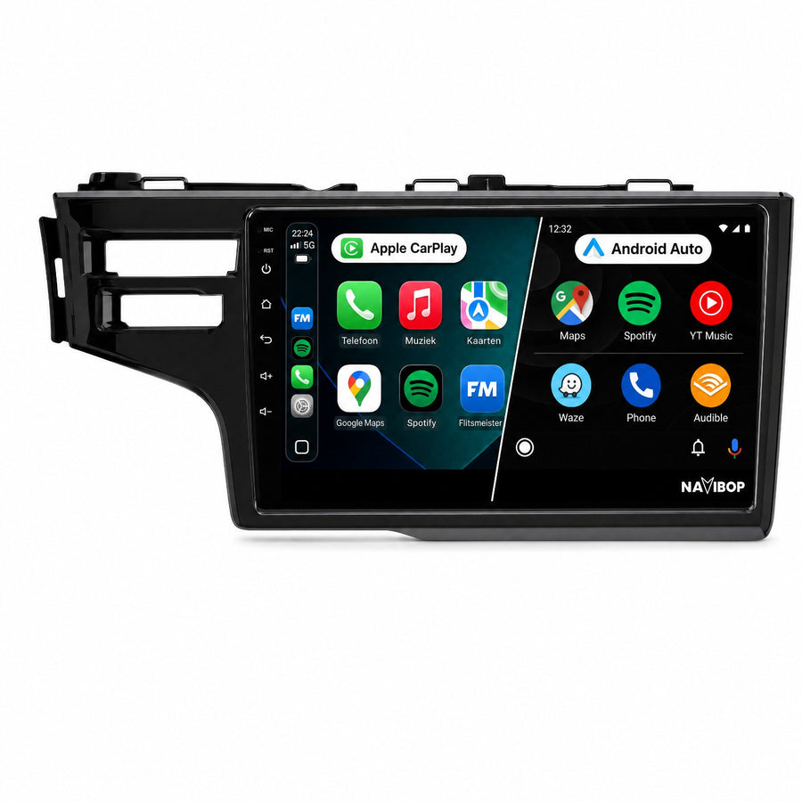 Honda Jazz | Autoradio | CarPlay & Android Auto | Android 15.0 | 2014 t/m 2020