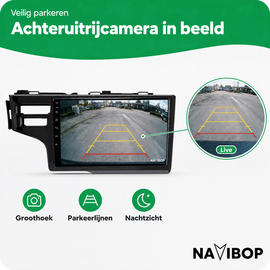 Honda Jazz | Autoradio | CarPlay & Android Auto | Android 15.0 | 2014 t/m 2020