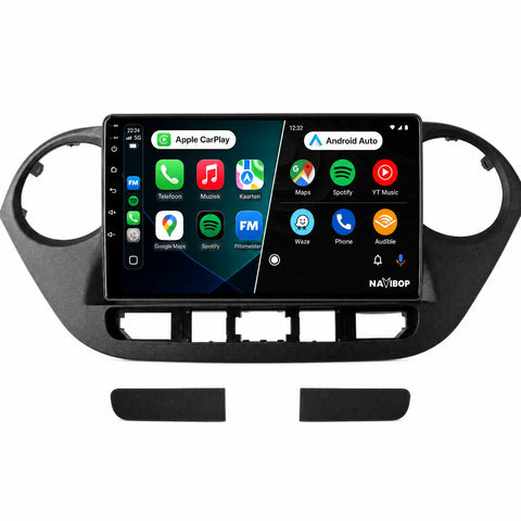 Hyundai I10 | Autoradio | CarPlay & Android Auto | Android 15.0 | 2014 t/m 2017