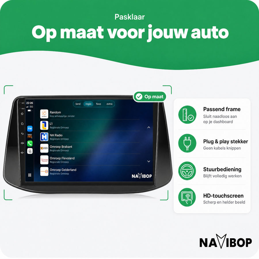 Hyundai I30 2017 | Autoradio | CarPlay & Android Auto | Android 15.0