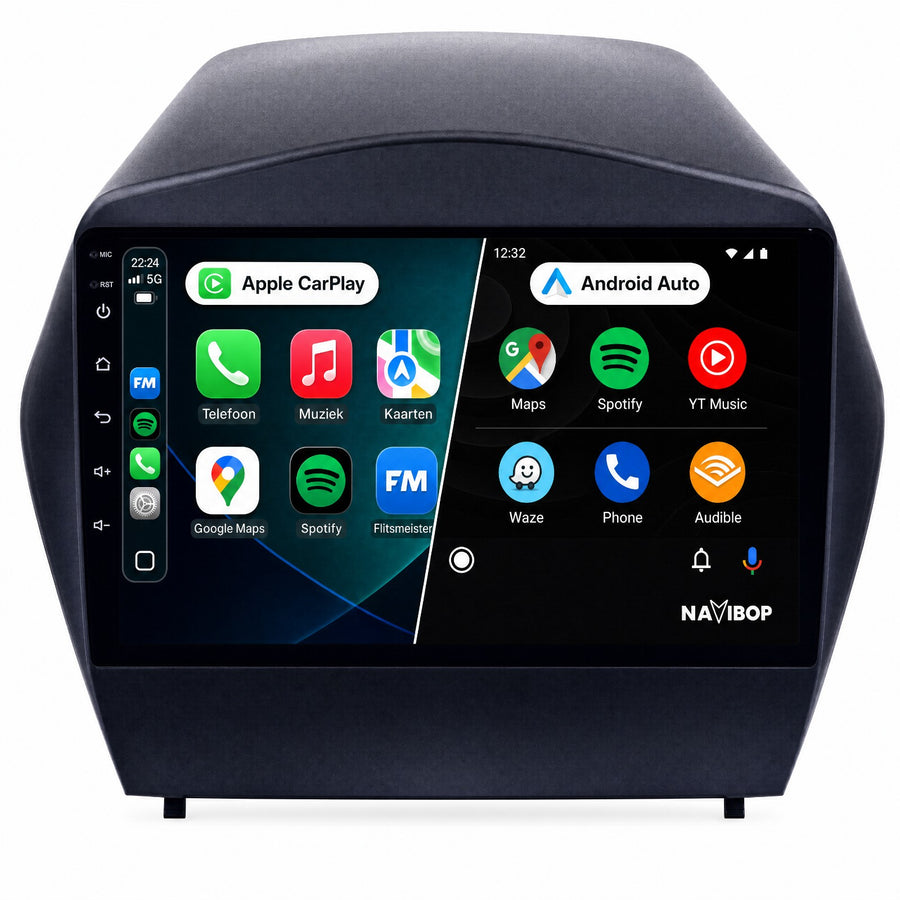 Hyundai Tucson IX35 | Autoradio | CarPlay & Android Auto | Android 15.0 | 2009 t/m 2017