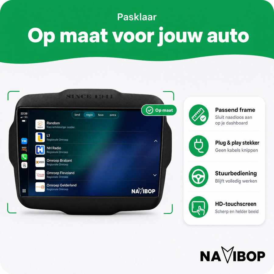 Jeep Renegade | Autoradio | CarPlay & Android Auto | Android 15.0