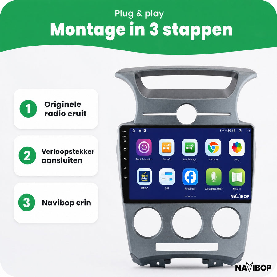 Kia Carens | Autoradio | CarPlay & Android Auto | Android 15.0