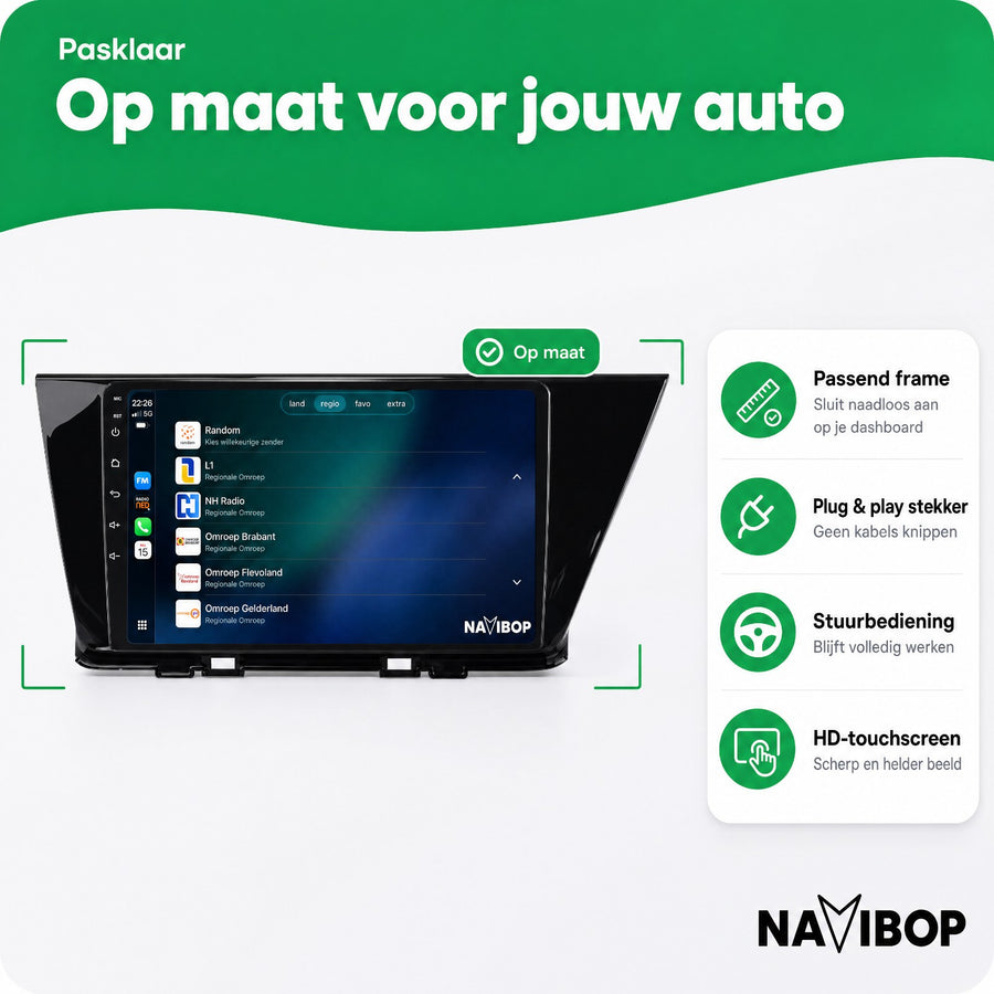 Kia Niro | Autoradio | CarPlay & Android Auto | Android 15.0 | 2016 t/m 2019