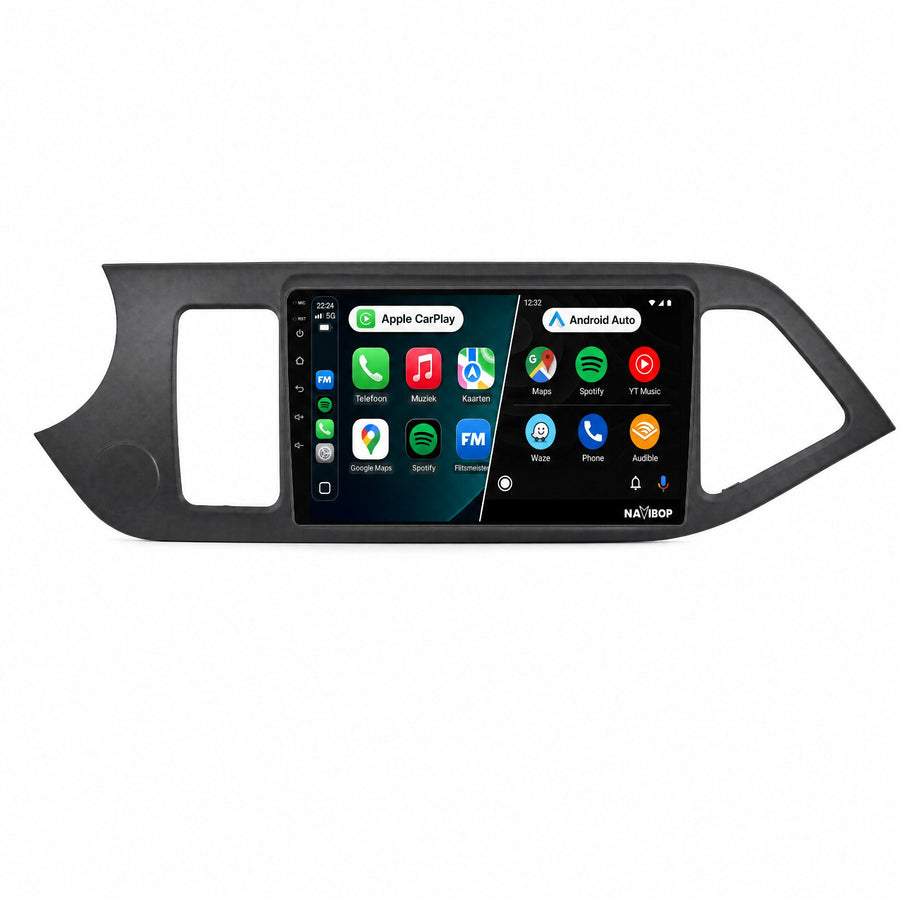 Kia Picanto Morning | Autoradio | CarPlay & Android Auto | Android 15.0 | 2011 t/m 2017