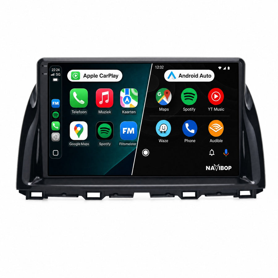 Mazda CX-5 | Autoradio | CarPlay & Android Auto | Android 15.0 | 2011 t/m 2016