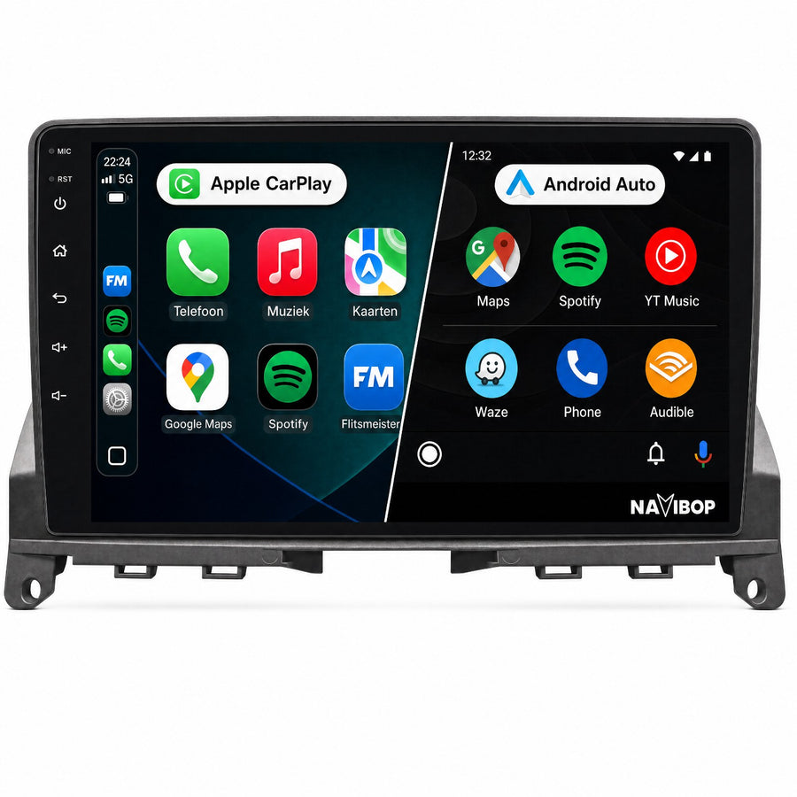 Mercedes C Klasse W204 | Autoradio | CarPlay & Android Auto | Android 15.0