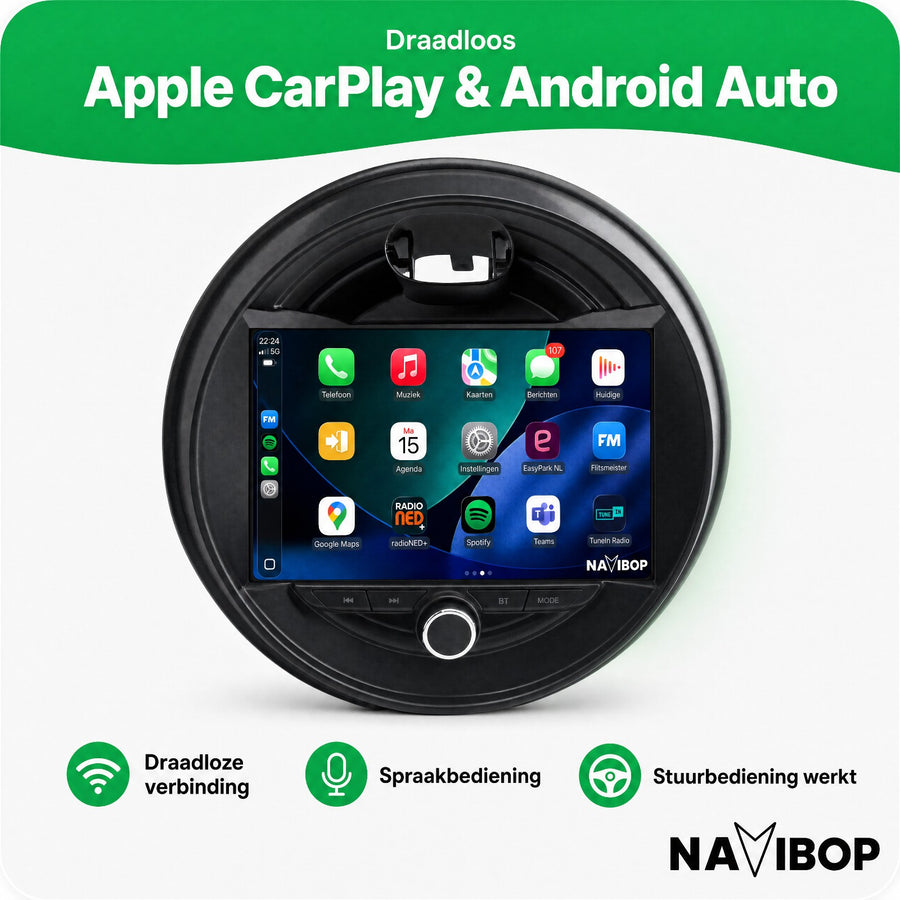 MINI Cooper F55 | Autoradio | CarPlay & Android Auto | Android 15.0
