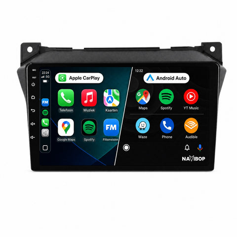 Nissan Pixo Suzuki Alto | Autoradio | CarPlay & Android Auto | Android 15.0 | 2008 t/m 2014