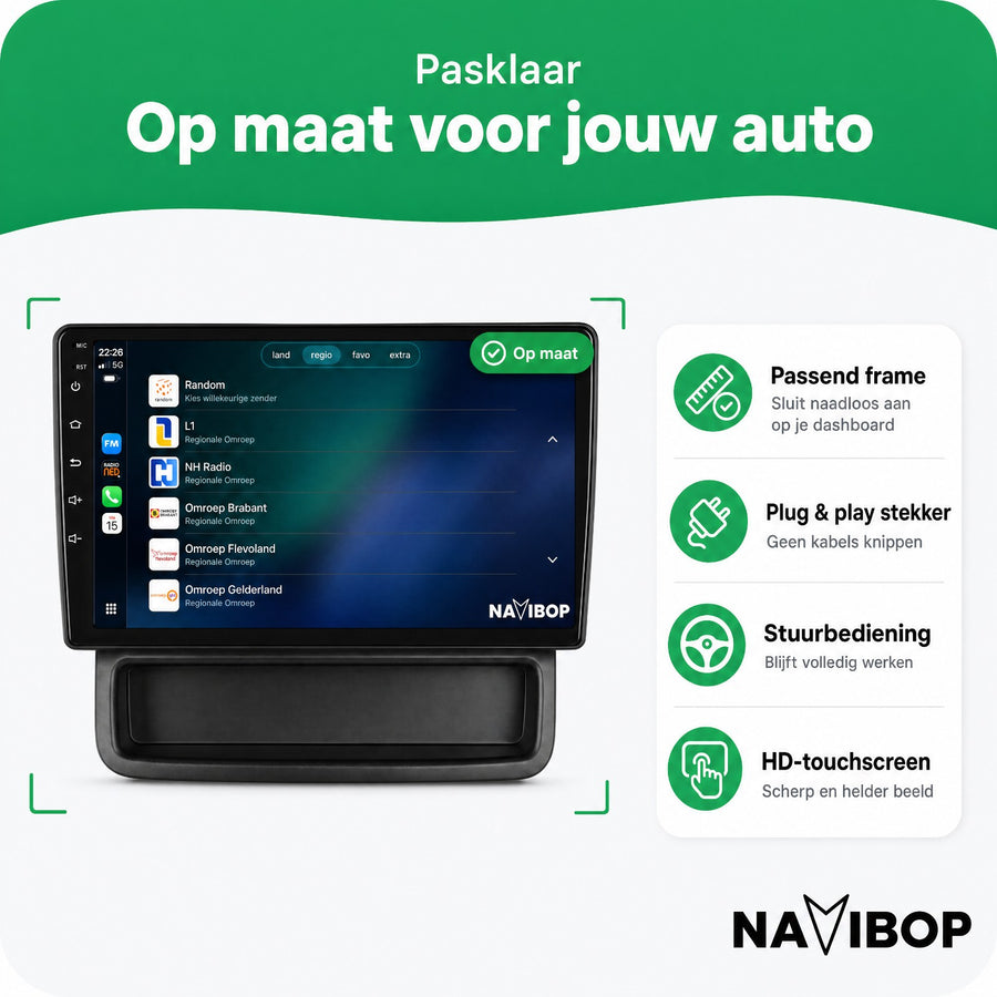 Nissan Primastar Renault Traffic | Autoradio | CarPlay & Android Auto | Android 15.0 | 2010 t/m 2014