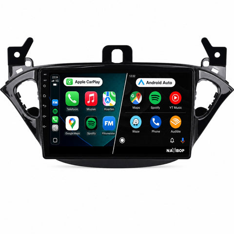 Opel Adam Corsa E | Autoradio | CarPlay & Android Auto | Android 15.0 | 2013 t/m 2019