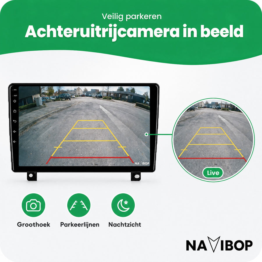 Opel Astra H | Autoradio | CarPlay & Android Auto | Android 15.0 | 2005 t/m 2014