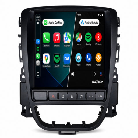 Opel Astra J Versie B | Autoradio | CarPlay & Android Auto | Android 15.0 | 2010 t/m 2015