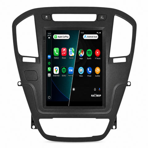 Opel Insignia (bruin) | Autoradio | CarPlay & Android Auto | Android 15.0 | 2009 t/m 2013