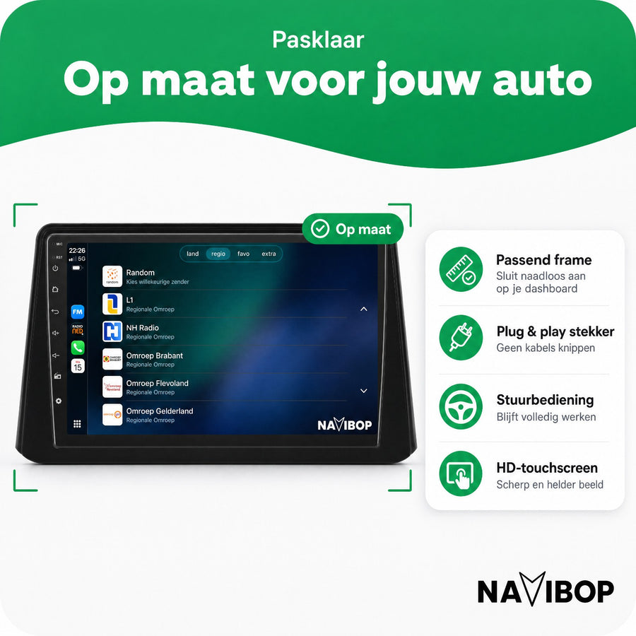 Opel Mokka | Autoradio | CarPlay & Android Auto | Android 15.0 | 2012 t/m 2016