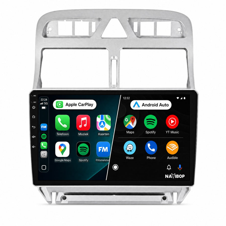 Peugeot 307 307CC | Autoradio | CarPlay & Android Auto | Android 15.0 | 2002 t/m 2013