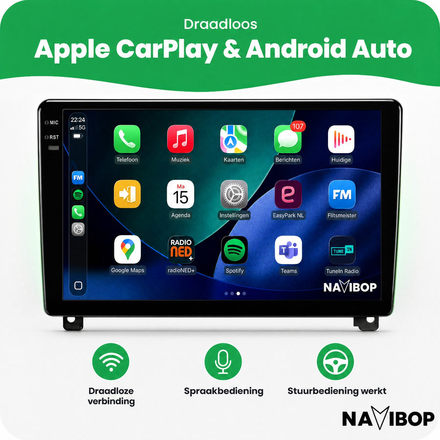 Peugeot 407 | Autoradio | CarPlay & Android Auto | Android 15.0