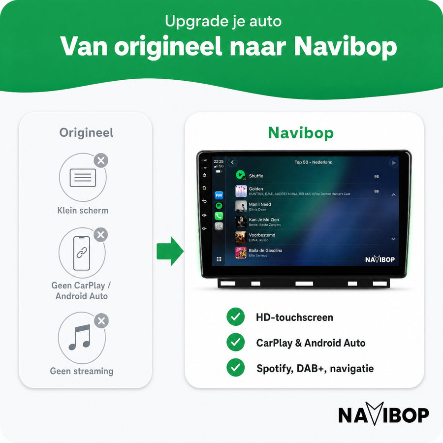 Renault Clio | Autoradio | CarPlay & Android Auto | Android 15.0 | 2019 t/m 2025