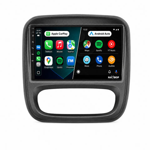 Renault Traffic Opel Vivaro | Autoradio | CarPlay & Android Auto | Android 15.0 | 2015 t/m 2019