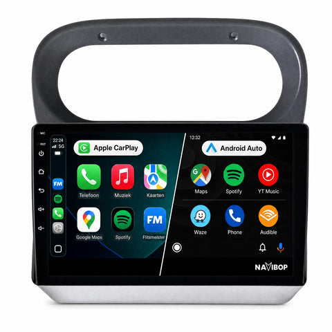 Renault Twingo | Autoradio | CarPlay & Android Auto | Android 15.0 | 2005 t/m 2013
