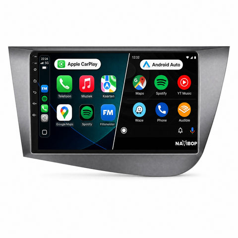 Seat Leon | Autoradio | CarPlay & Android Auto | Android 15.0 | 2005 t/m 2012