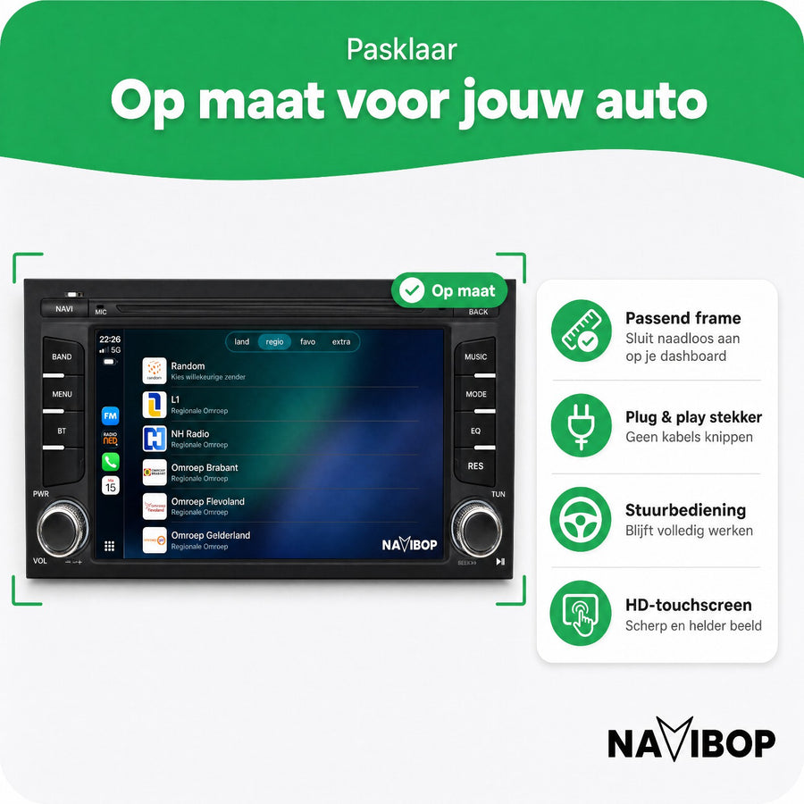 Seat Leon | Autoradio | CarPlay & Android Auto | Android 15.0 | 2012 t/m 2020