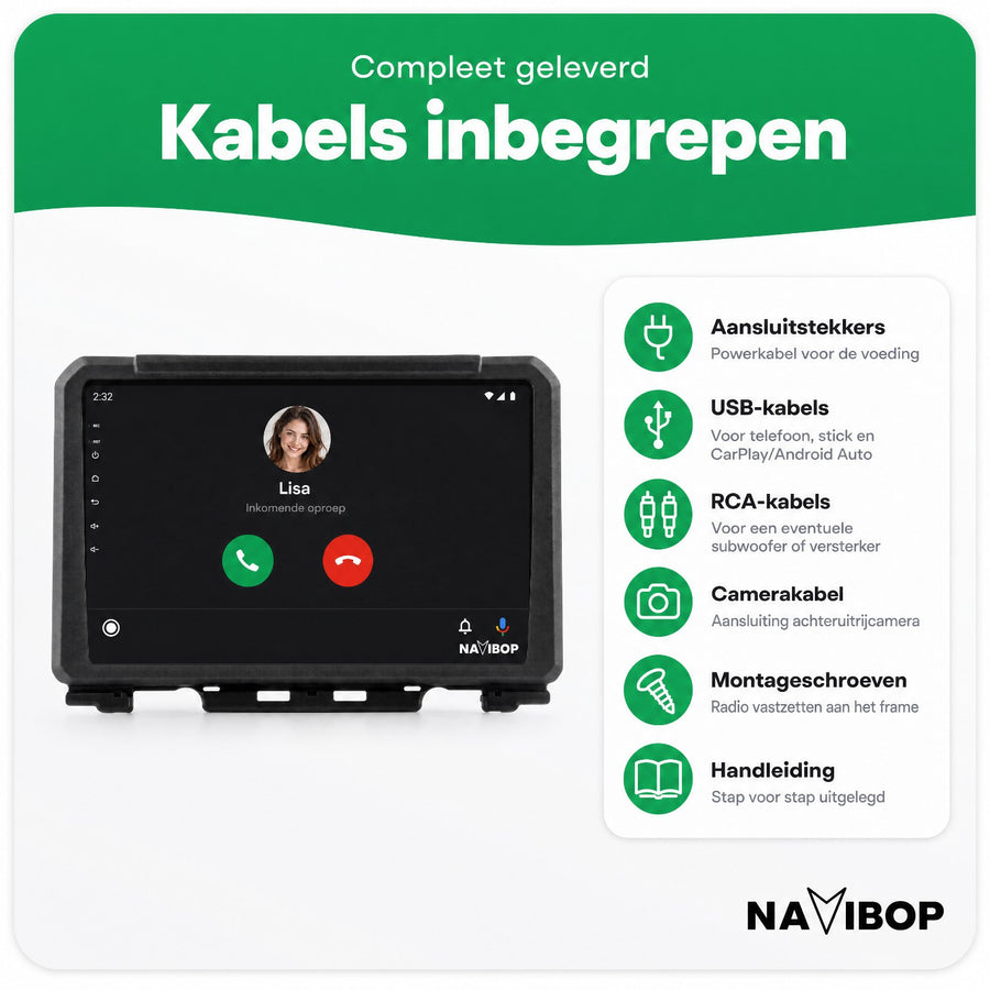 Suzuki Jimny | Autoradio | CarPlay & Android Auto | Android 15.0
