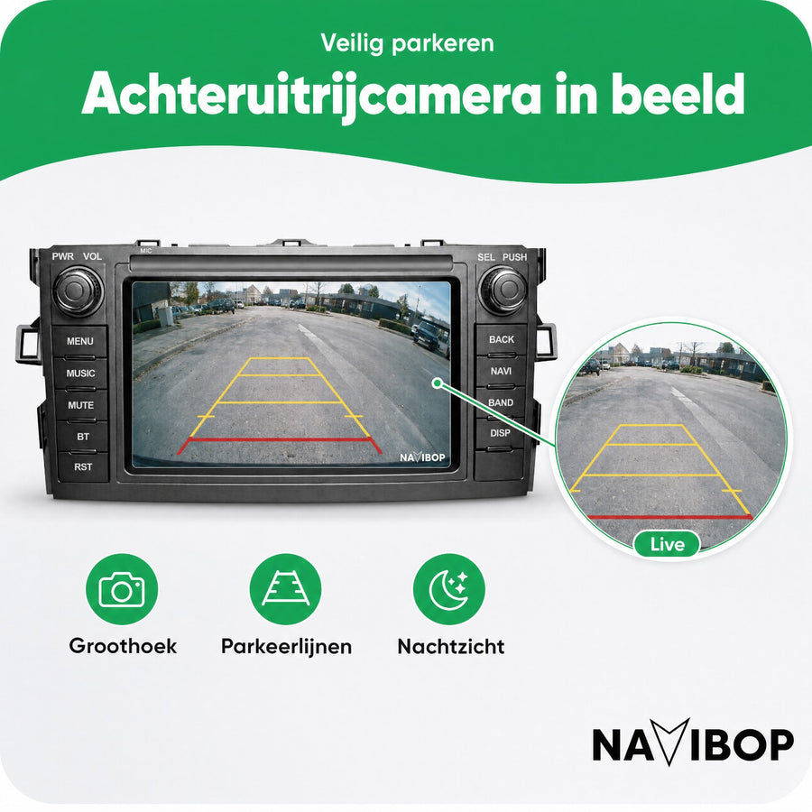 Toyota Auris | Autoradio | CarPlay & Android Auto | Android 15.0 | 2007 t/m 2012